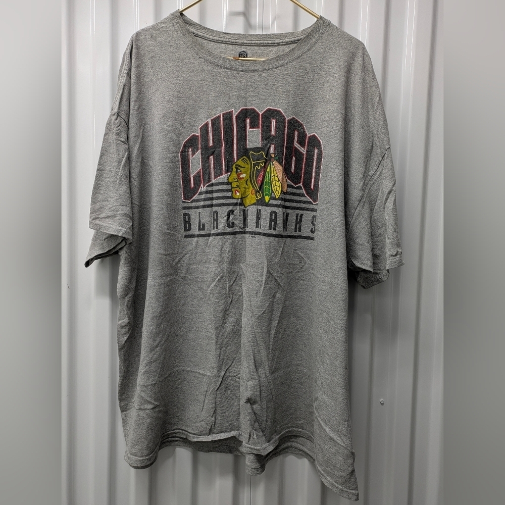 NHL Gray Chicago Blackhawks Tee